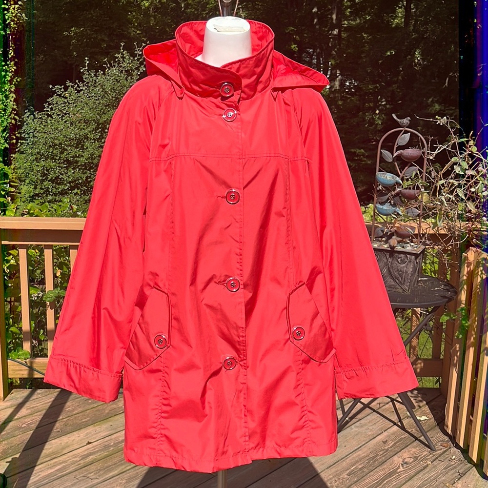 White Stag coral rain jacket 3X